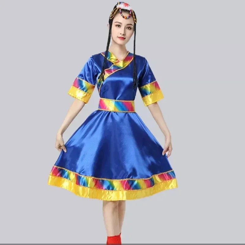Chinese traditional lady Tibetan dance costume female new ethnic style Tibetan water sleeve adult performance male style
Chinese traditional lady Tibetan dance costume female new ethnic style Tibetan water sleeve adult performance male style