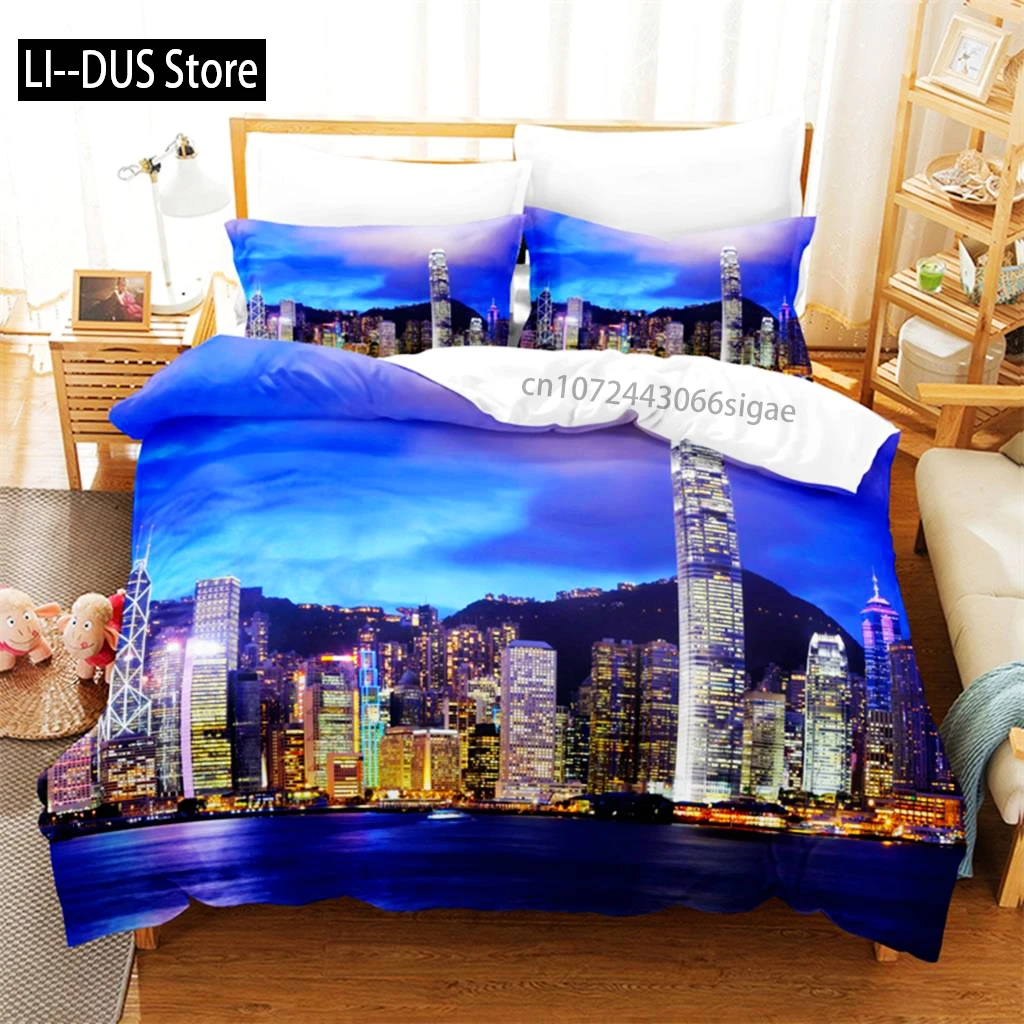 City Night Scene Bedding Set Duvet Cover Sets 3d Bedding Digital Printing Queen Size Bedding Set Fashion Design
City Night Scene Bedding Set Duvet Cover Sets 3d Bedding Digital Printing Queen Size Bedding Set Fashion Design