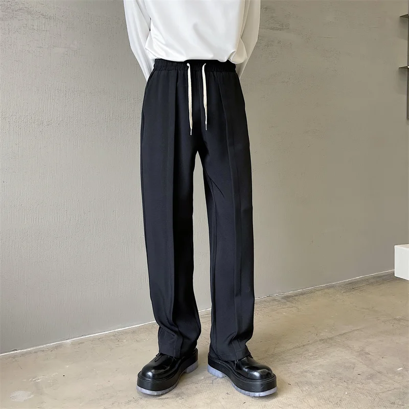 Весна 2025: Повседневные брюки с высокой талией и прямыми штанинами, однотонные, из драпированной ткани, с эффектом драпировки, трендовые, популярные в интернете
Весна 2025: Повседневные брюки с высокой талией и прямыми штанинами, однотонные, из драпированной ткани, с эффектом драпировки, трендовые, популярные в интернете