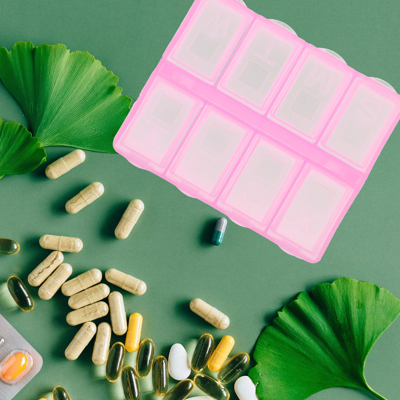 5 шт. еженедельный органайзер для лекарств, износостойкая коробка для планшета, удобный органайзер для переноски и хранения, большое отделение
5 шт. еженедельный органайзер для лекарств, износостойкая коробка для планшета, удобный органайзер для переноски и хранения, большое отделение