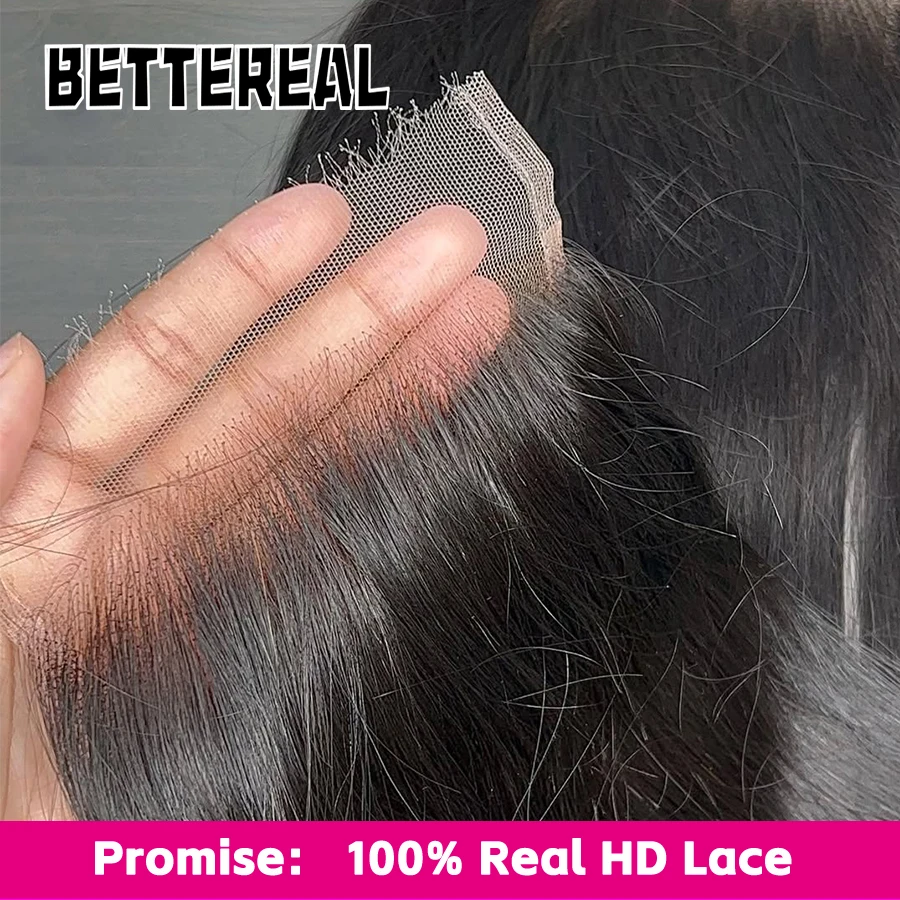 Bettereal 2x6 5x5 6x6 Real HD Lace Closure Only 100% Human Hair Straight Ultra-thin Swiss 13x4 13x6 HD Lace Frontal Pre Plucked
Bettereal 2x6 5x5 6x6 Real HD Lace Closure Only 100% Human Hair Straight Ultra-thin Swiss 13x4 13x6 HD Lace Frontal Pre Plucked