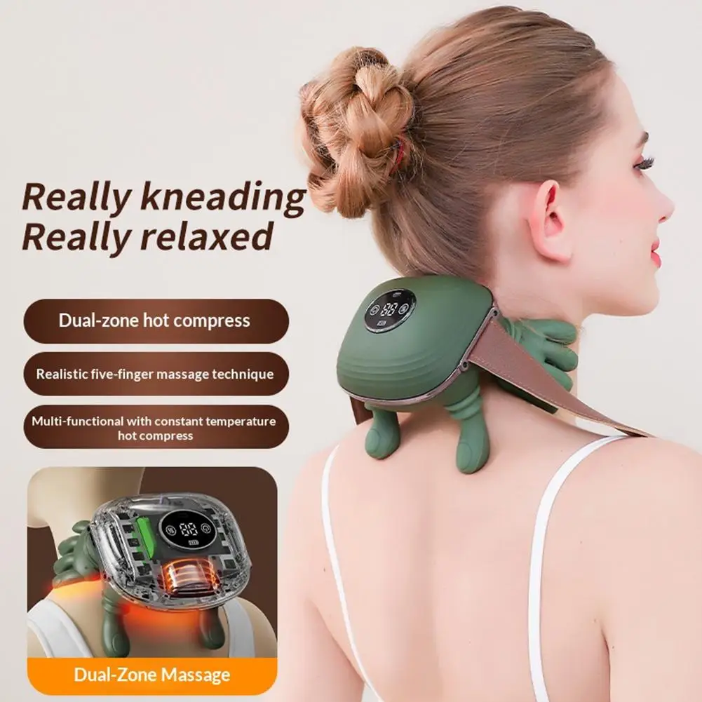 Портативный массажер для шеи и плеч, массажер для спины, подушка для разминания мышц шеи, расслабляющая подушка для тела, шеи, талии, ног, электрический массажер U7O3
Портативный массажер для шеи и плеч, массажер для спины, подушка для разминания мышц шеи, расслабляющая подушка для тела, шеи, талии, ног, электрический массажер U7O3