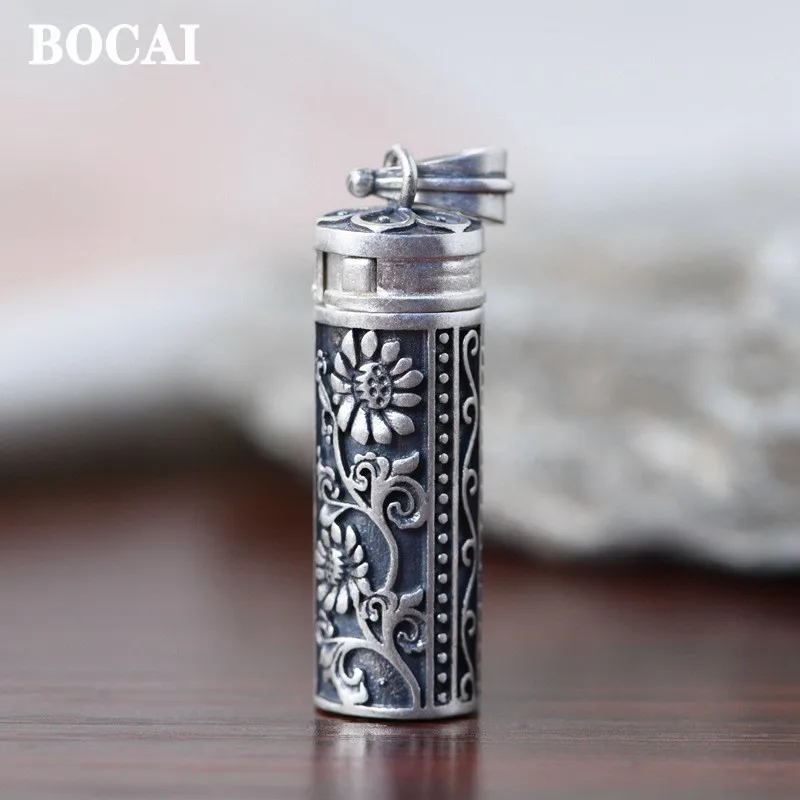 BOCAI New Real s925 Silver Matte Fashion Jewelry Accessories Retro Engraved Gawu Box Men and Women Pendant Trendy Birthday Gifts
BOCAI New Real s925 Silver Matte Fashion Jewelry Accessories Retro Engraved Gawu Box Men and Women Pendant Trendy Birthday Gifts