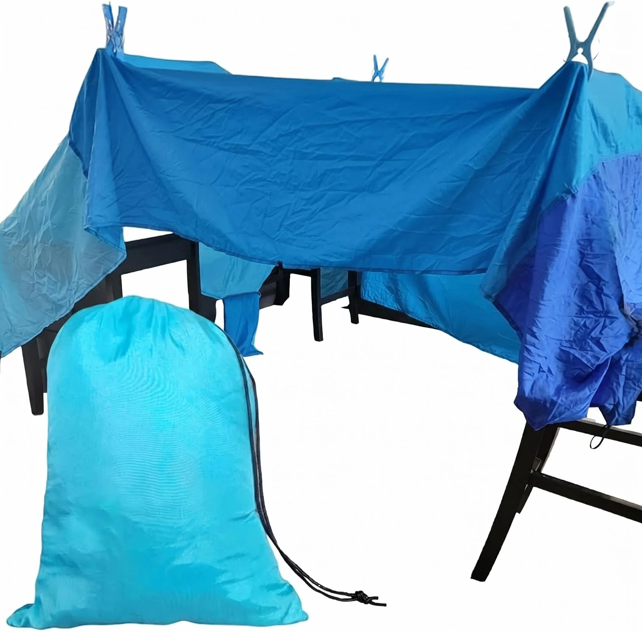 Fort Building Kit- Large Lightweight Blanket and Clips to Attach to Furniture-Best Gift for Children Indoor/Outdoor Game Tent
Fort Building Kit- Large Lightweight Blanket and Clips to Attach to Furniture-Best Gift for Children Indoor/Outdoor Game Tent