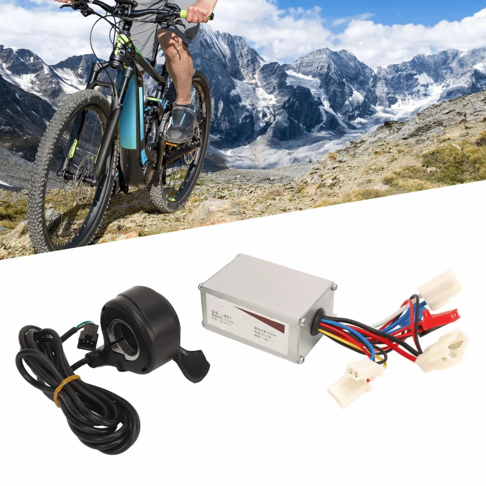 24V 250W Electric Bicycle Controller Kit Easy Installation Aluminum Alloy+ Plastic Electric Bicycle Controller
24V 250W Electric Bicycle Controller Kit Easy Installation Aluminum Alloy+ Plastic Electric Bicycle Controller