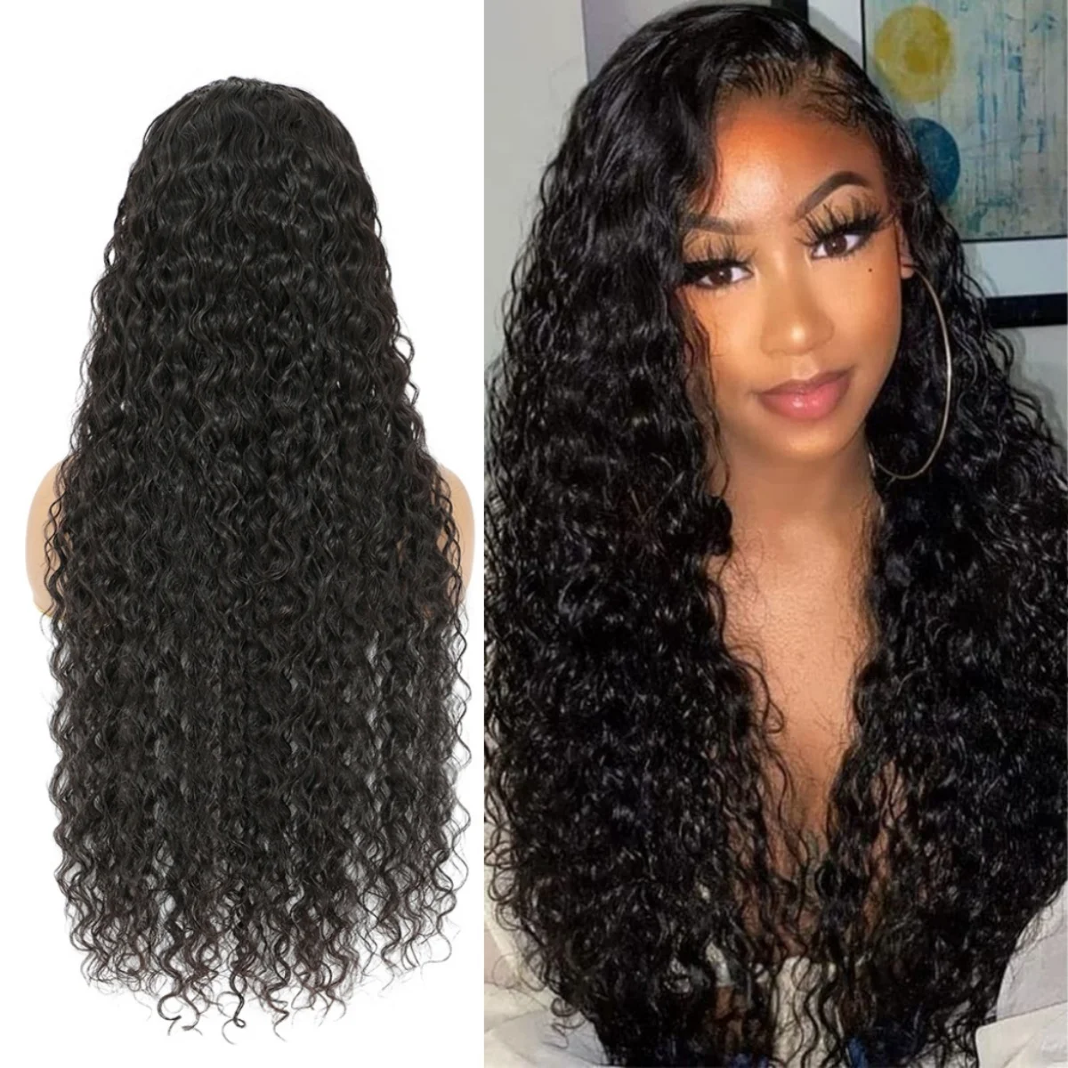 30 Inch Water Wave Lace Front Wigs Human Hair 180 Density 13x4 HD Lace Frontal Wigs Human Hair Water Wave Glueless Wigs
30 Inch Water Wave Lace Front Wigs Human Hair 180 Density 13x4 HD Lace Frontal Wigs Human Hair Water Wave Glueless Wigs