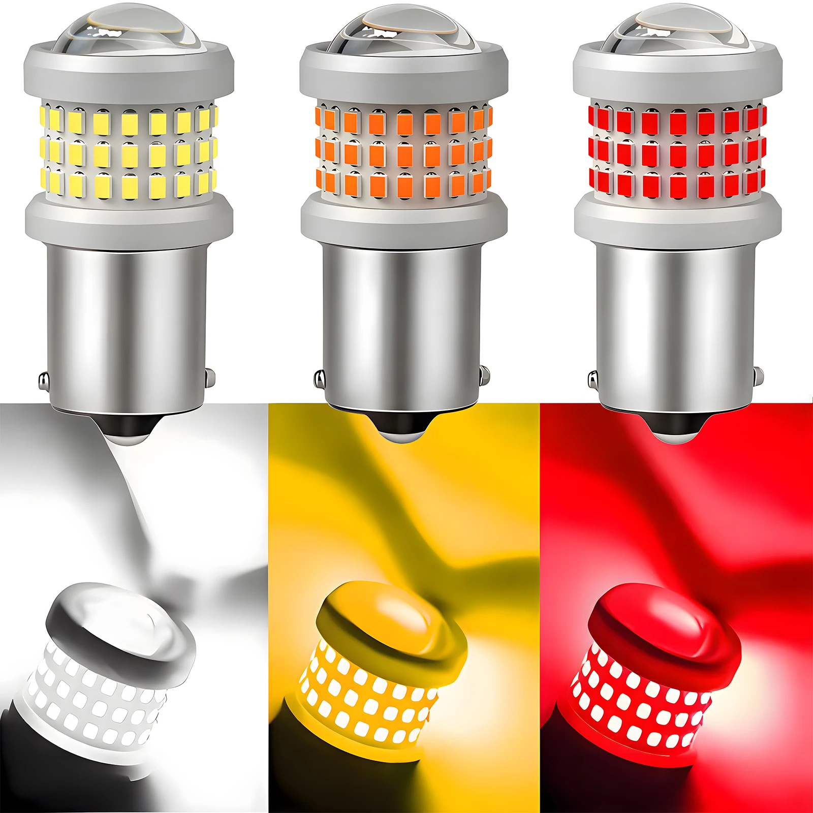 2pcs Super Bright LED Lights 1156/1157 Car Bulbs 12V-24V Turn Signal Light Brake Reverse Lamp Auto Replacement Bulbs
2pcs Super Bright LED Lights 1156/1157 Car Bulbs 12V-24V Turn Signal Light Brake Reverse Lamp Auto Replacement Bulbs