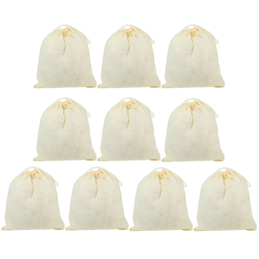 10pcs Tea Cotton Drawstring Soup Bag 15x20cm Gauze Filter Bags Reusable Spice Soup Medicinal Herb Bags for Cooking
10pcs Tea Cotton Drawstring Soup Bag 15x20cm Gauze Filter Bags Reusable Spice Soup Medicinal Herb Bags for Cooking