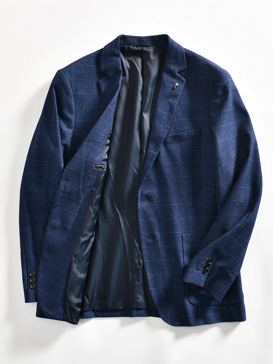 Business Casual Plaid Men's Suit Jacket Spring New Fashion Commute Casual Style Long Sleeve Standard Fit Youth Wear
Business Casual Plaid Men's Suit Jacket Spring New Fashion Commute Casual Style Long Sleeve Standard Fit Youth Wear