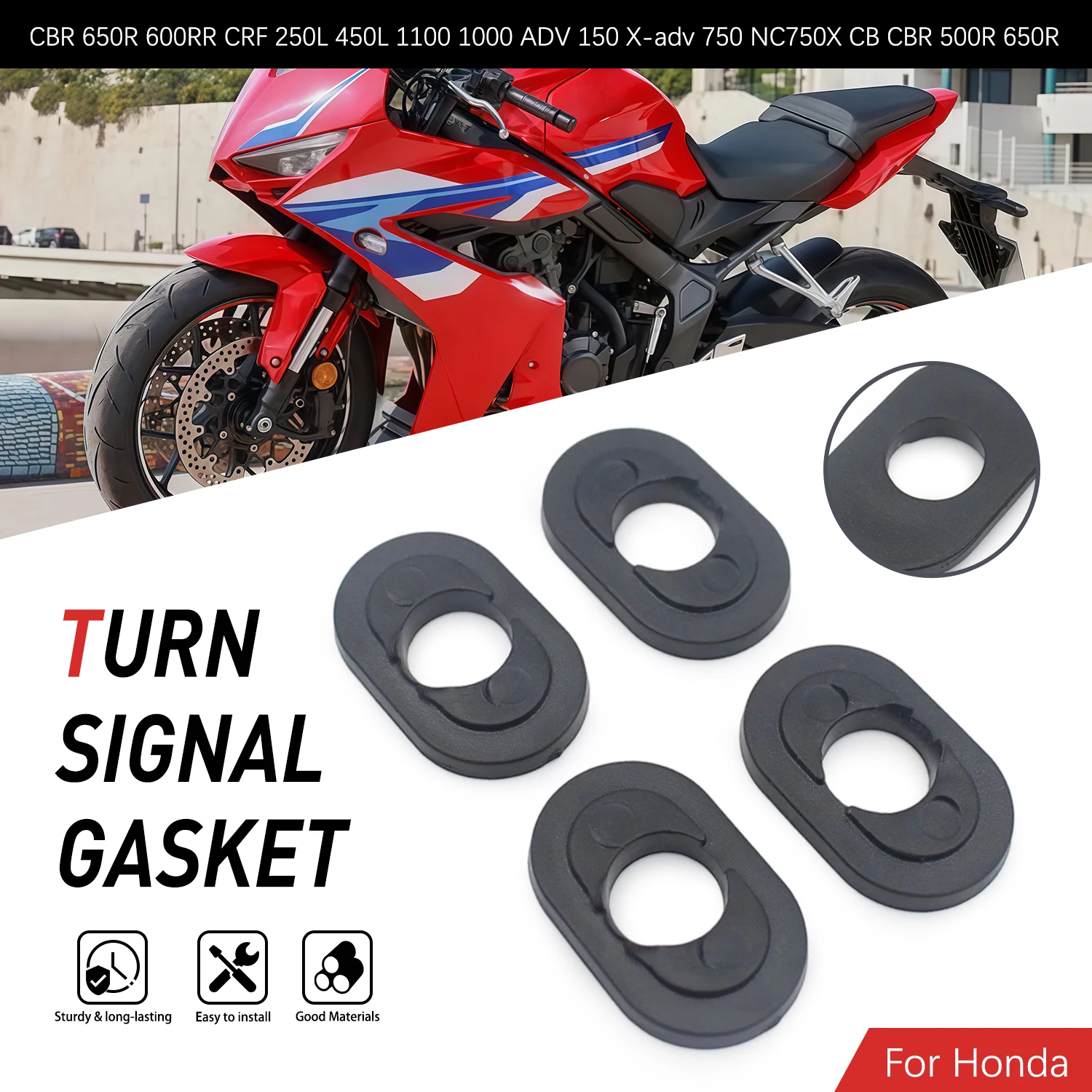 Accessories Moto Turn Signal Indicator Spacer Adapter For Honda CB125R CB150R CB250R CB300R CB650R CBR500R CBR650R CBR600RR
Accessories Moto Turn Signal Indicator Spacer Adapter For Honda CB125R CB150R CB250R CB300R CB650R CBR500R CBR650R CBR600RR