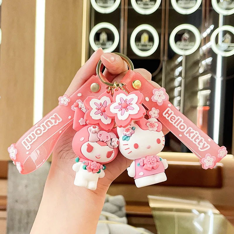 Kawaii Sanrio Keychain Anime Figure Hello Kitty Cinnamoroll Kuromi My Melody Pink Cherry Blossoms Cute Bag Car Key Toys Gifts
Kawaii Sanrio Keychain Anime Figure Hello Kitty Cinnamoroll Kuromi My Melody Pink Cherry Blossoms Cute Bag Car Key Toys Gifts