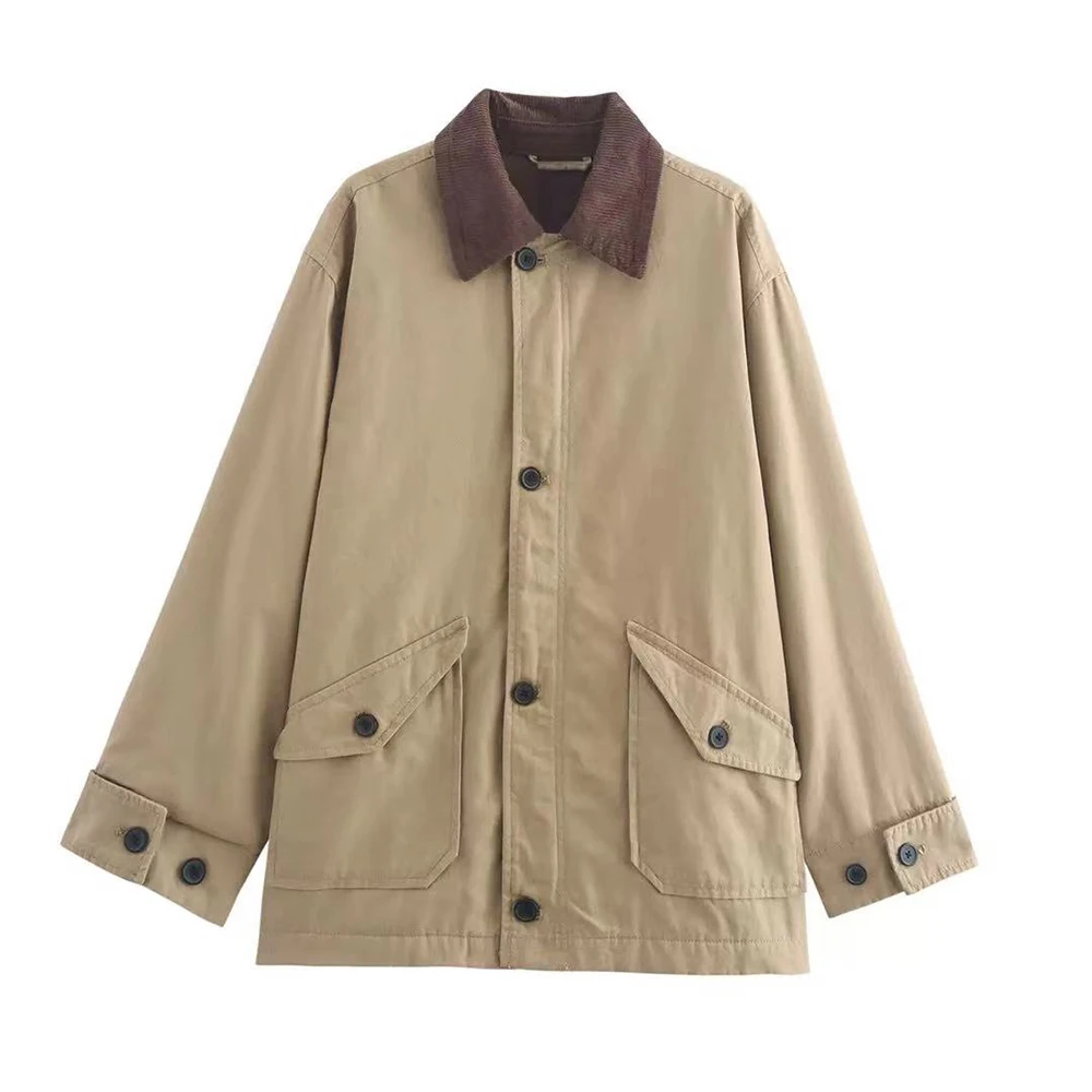Jaxmonoy Casual Windbreaker for Women Fall Long Sleeve Lapel Single-Breasted Mid-Length Trench Coat 2025 New In Outerwear Female
Jaxmonoy Casual Windbreaker for Women Fall Long Sleeve Lapel Single-Breasted Mid-Length Trench Coat 2025 New In Outerwear Female