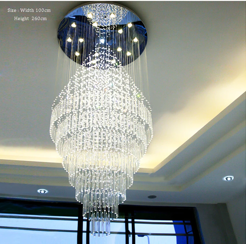 Phube Lighting Modern Staircase Crystal Chandelier Luxury Home Decor Cristal Lustre Foyer Ceiling light haning lamp
Phube Lighting Modern Staircase Crystal Chandelier Luxury Home Decor Cristal Lustre Foyer Ceiling light haning lamp