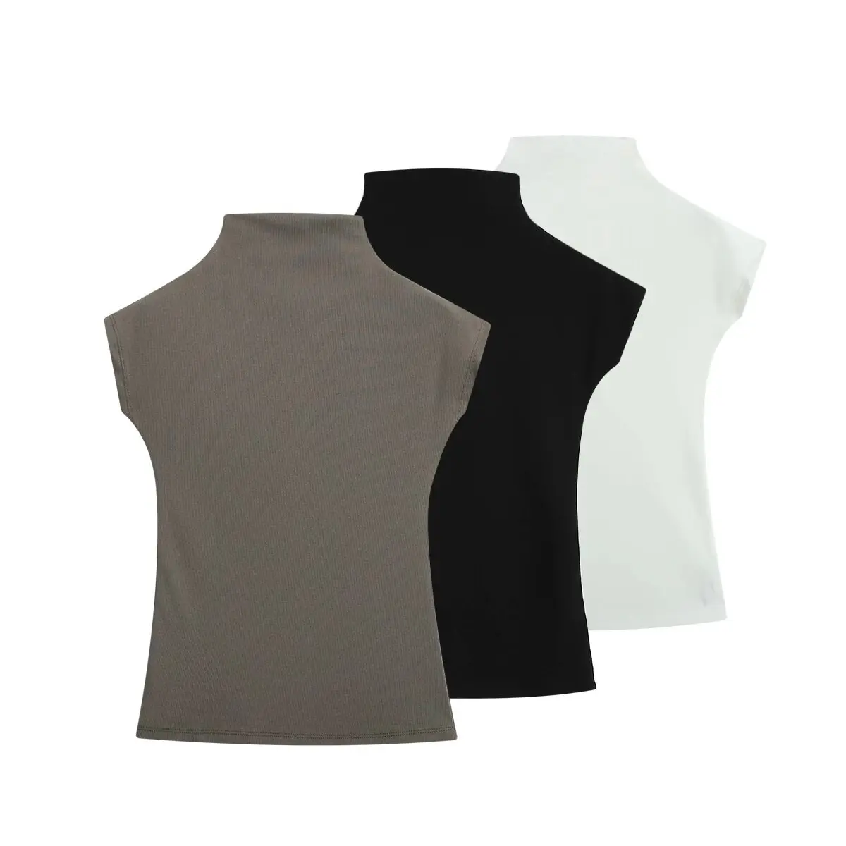 2026 new cross-border European and American foreign trade fashion temperament slim slim high-neck short-sleeved T-shirt
2026 new cross-border European and American foreign trade fashion temperament slim slim high-neck short-sleeved T-shirt
