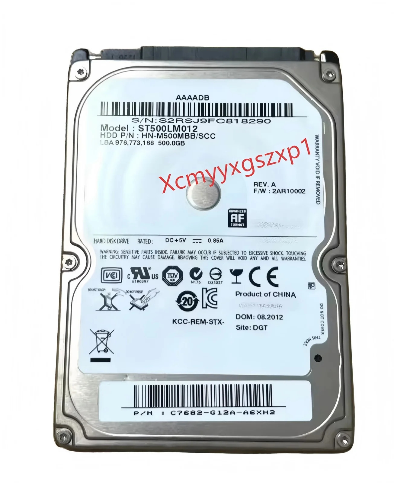 1pcs Used for Samsung ST500LM012 500GB 5400RPM 8MB SATA 3Gb/s 2.5" Laptop HDD Internal Hard Disk Drive
1pcs Used for Samsung ST500LM012 500GB 5400RPM 8MB SATA 3Gb/s 2.5" Laptop HDD Internal Hard Disk Drive