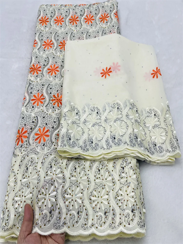 2026 Hot Sale 2.5+2.5 yards Swiss Lace Fabric African Nigerian French High End Cotton for Wedding Party Bride Sewing Dresses
2026 Hot Sale 2.5+2.5 yards Swiss Lace Fabric African Nigerian French High End Cotton for Wedding Party Bride Sewing Dresses