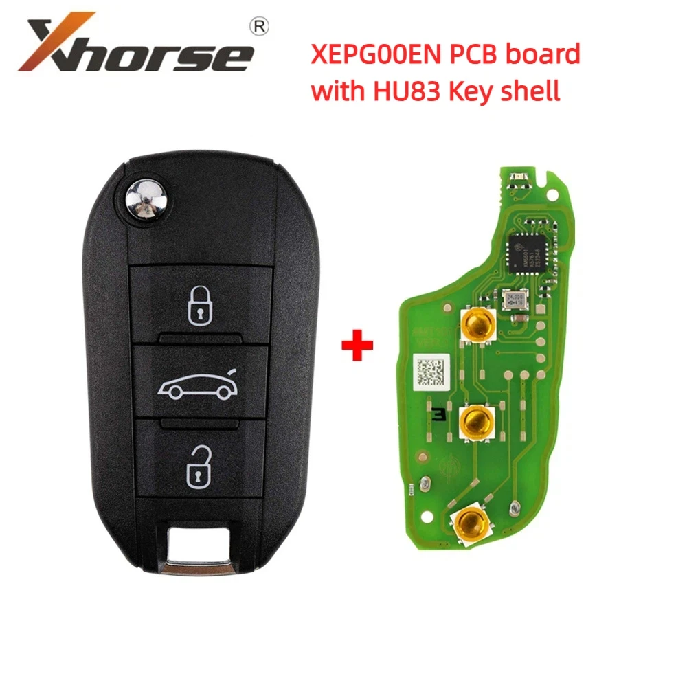 Xhorse XEPG00EN with XT27B Super Chip Super Remote PCB Board and Key shell
Xhorse XEPG00EN with XT27B Super Chip Super Remote PCB Board and Key shell