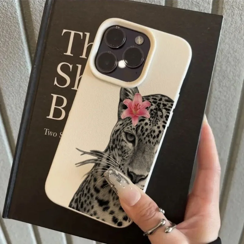 Gray leopard pink flower pattern phone case suitable for iPhone 17 16 15 14 13 12 11 Pro/Max/Plus anti drop and shockproof
Gray leopard pink flower pattern phone case suitable for iPhone 17 16 15 14 13 12 11 Pro/Max/Plus anti drop and shockproof