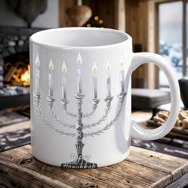 Silver Laurel Wreath Candlestick Ceramic Mug, Coffee Cup, Milk Cup, Office Tea Cup, Drinking Cup, Fade-Resistant,Gift for Friend
Silver Laurel Wreath Candlestick Ceramic Mug, Coffee Cup, Milk Cup, Office Tea Cup, Drinking Cup, Fade-Resistant,Gift for Friend