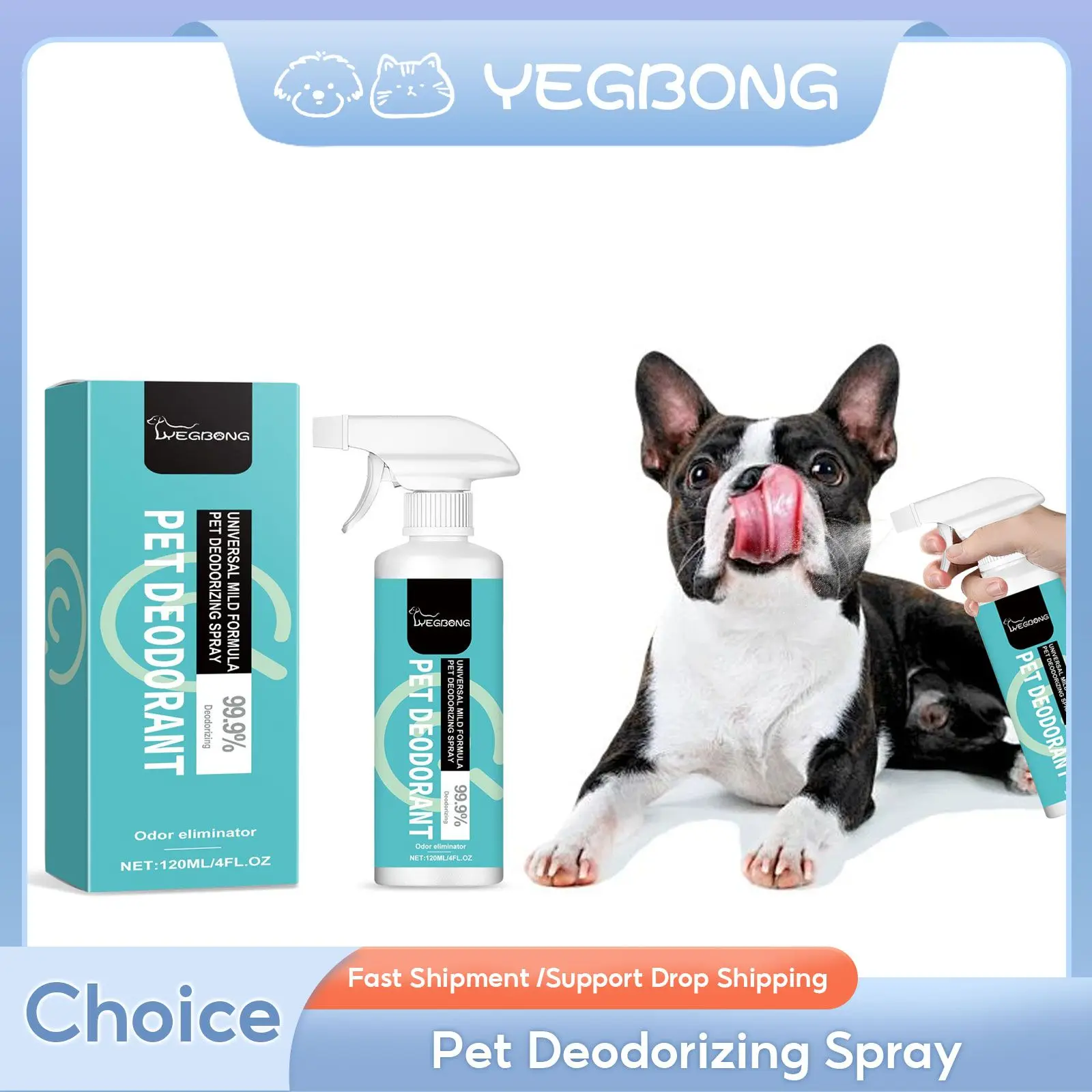 Pet Deodorizer Spray Body Deodorizing Smell Freshing Urine Odor Remover Natural Fragrance Lasting Deodorant Dog Smell Remover
Pet Deodorizer Spray Body Deodorizing Smell Freshing Urine Odor Remover Natural Fragrance Lasting Deodorant Dog Smell Remover