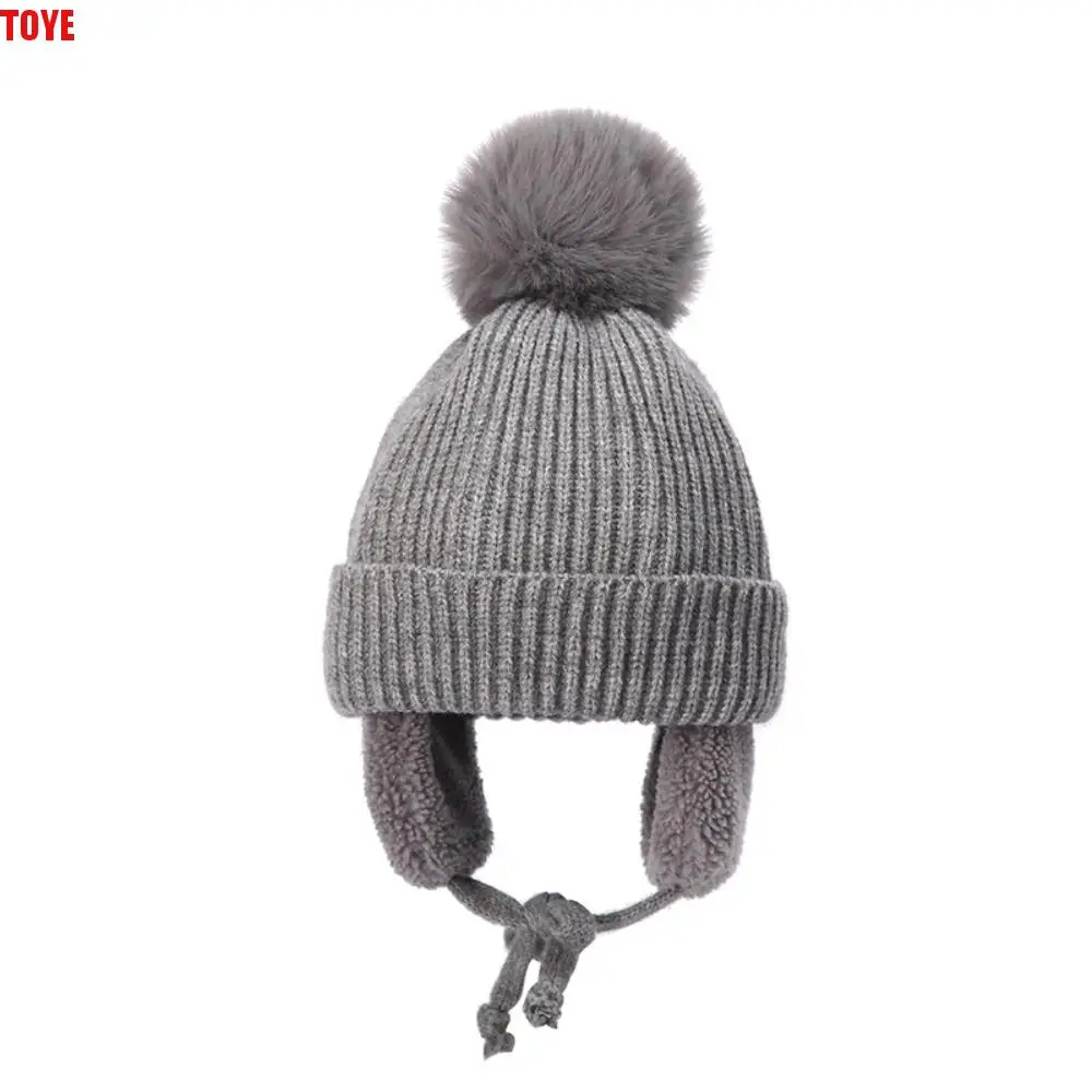 Толстая плюшевая детская вязаная шапка с защитой ушей, шапочка с помпоном из мультфильма и ушками, милая теплая шерстяная шапка для девочек
Толстая плюшевая детская вязаная шапка с защитой ушей, шапочка с помпоном из мультфильма и ушками, милая теплая шерстяная шапка для девочек