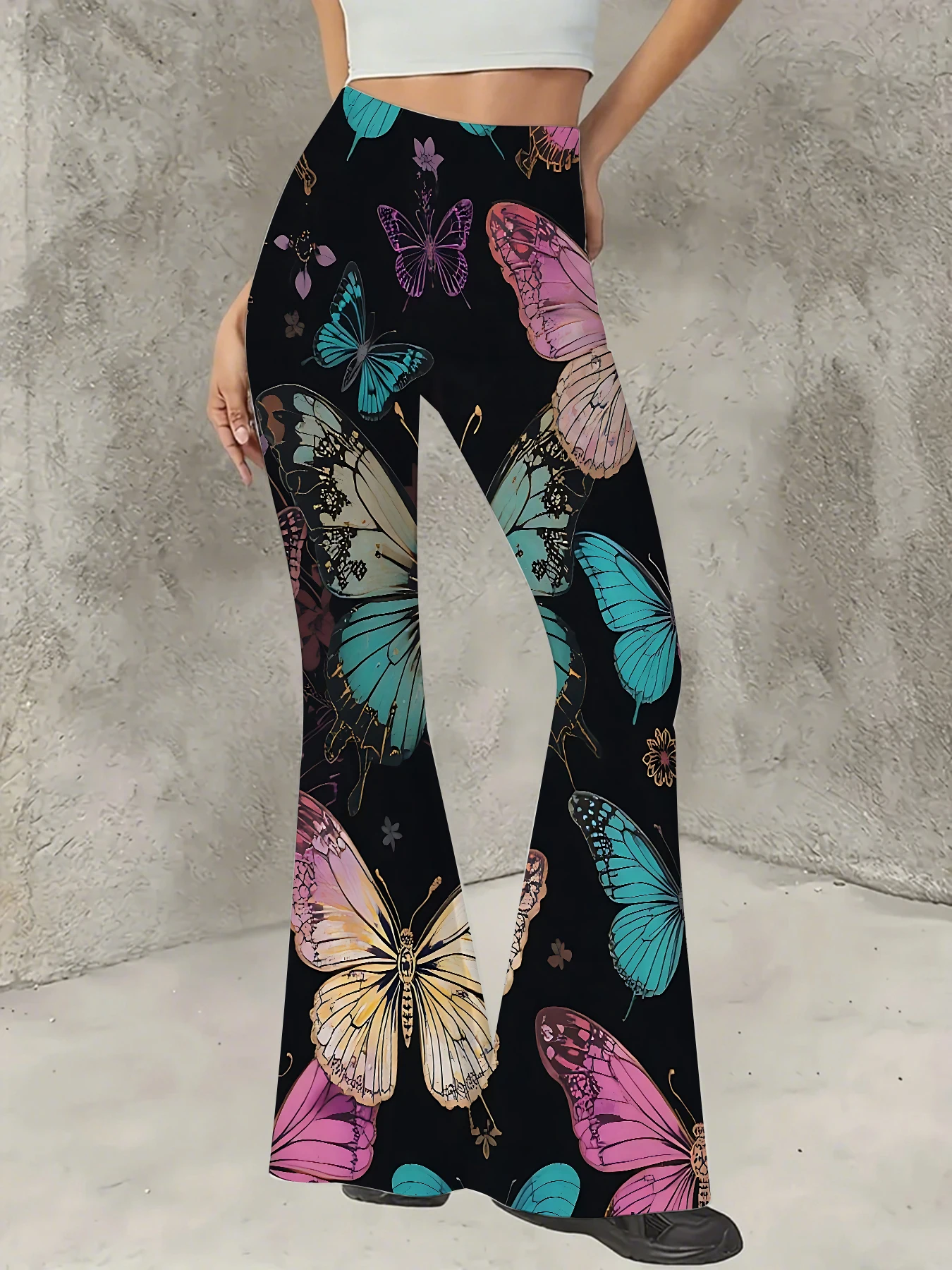Women's All-Over Print Flared Leggings Stretchy High Waist Bell Bottom Pants
Women's All-Over Print Flared Leggings Stretchy High Waist Bell Bottom Pants