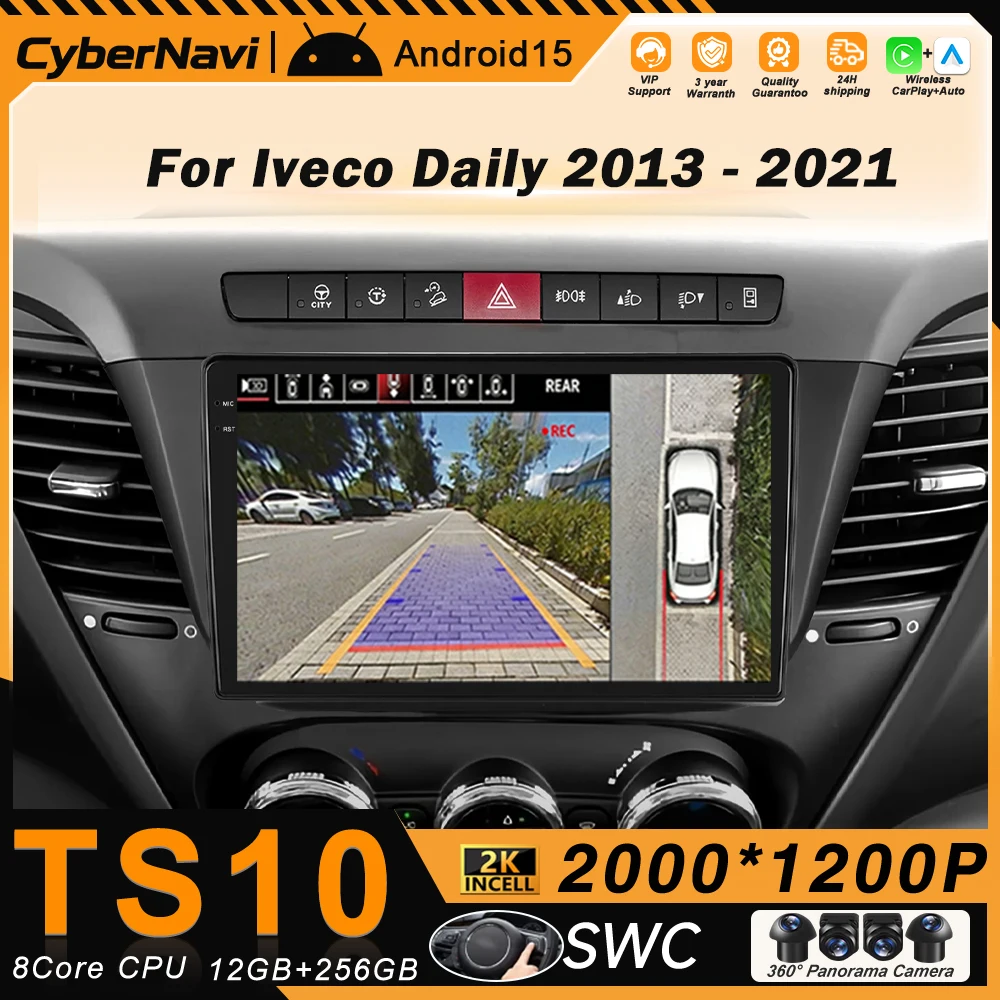 Автомагнитола Android с Wi-Fi+4G, камерой 360° и Carplay для Iveco Daily 2013-2021, 2 DIN, мультимедийный плеер, навигация, стереосистема
Автомагнитола Android с Wi-Fi+4G, камерой 360° и Carplay для Iveco Daily 2013-2021, 2 DIN, мультимедийный плеер, навигация, стереосистема