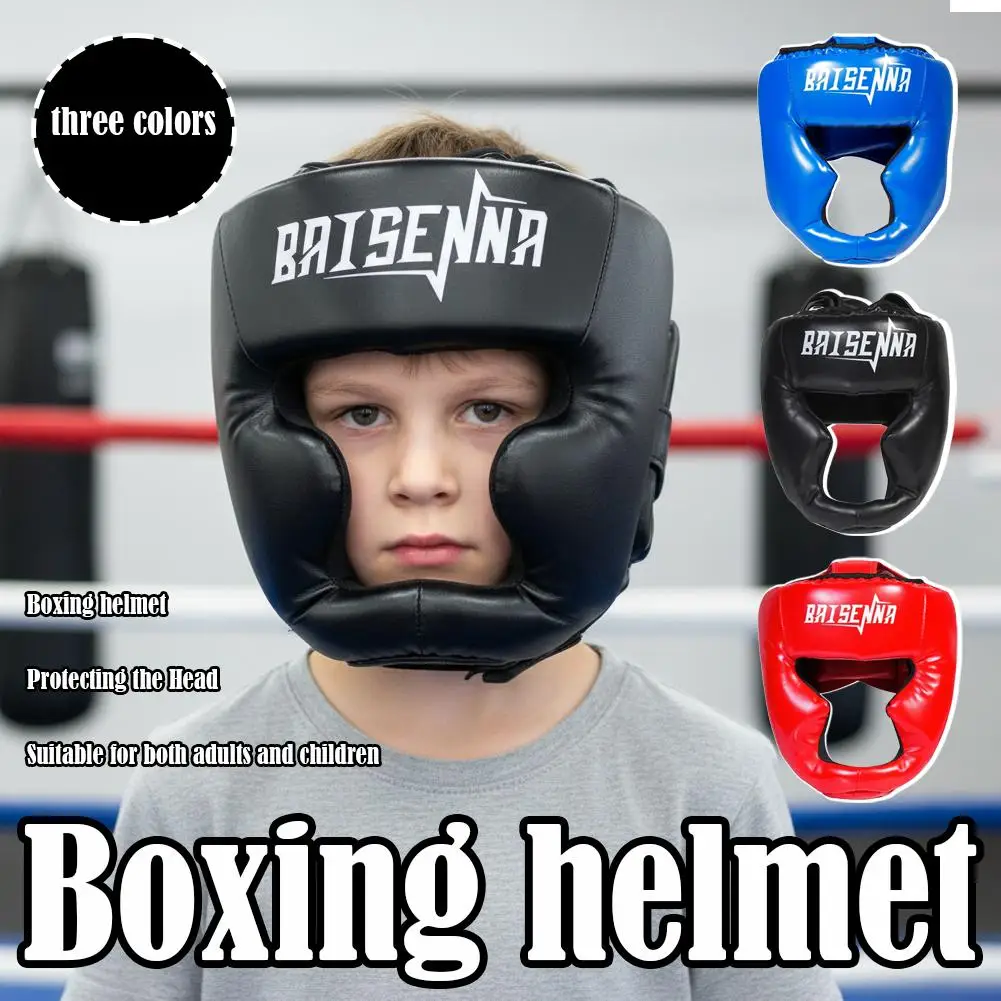Kids Boxing Helmet Monkey Face Sanda Headgear Full Face Protection for Muay Thai Competition and Training with Full Face
Kids Boxing Helmet Monkey Face Sanda Headgear Full Face Protection for Muay Thai Competition and Training with Full Face