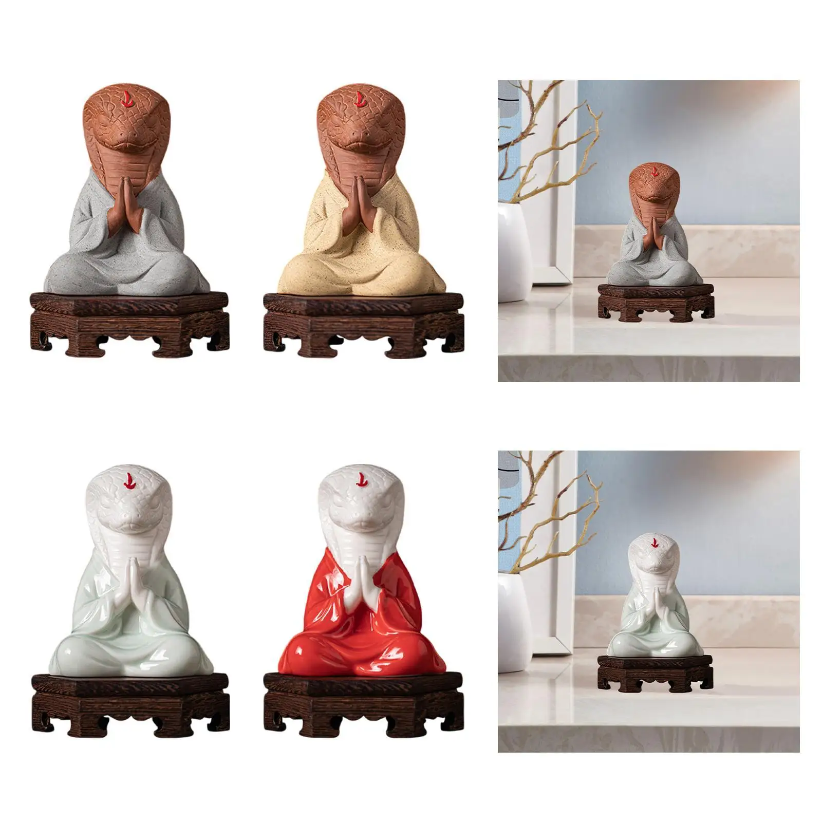 Zen Snake Statue Desktop Decoration Art Work Ornament Delicate Feng Shui Snake Figurine Animal Sculpture for Living Room Home
Zen Snake Statue Desktop Decoration Art Work Ornament Delicate Feng Shui Snake Figurine Animal Sculpture for Living Room Home