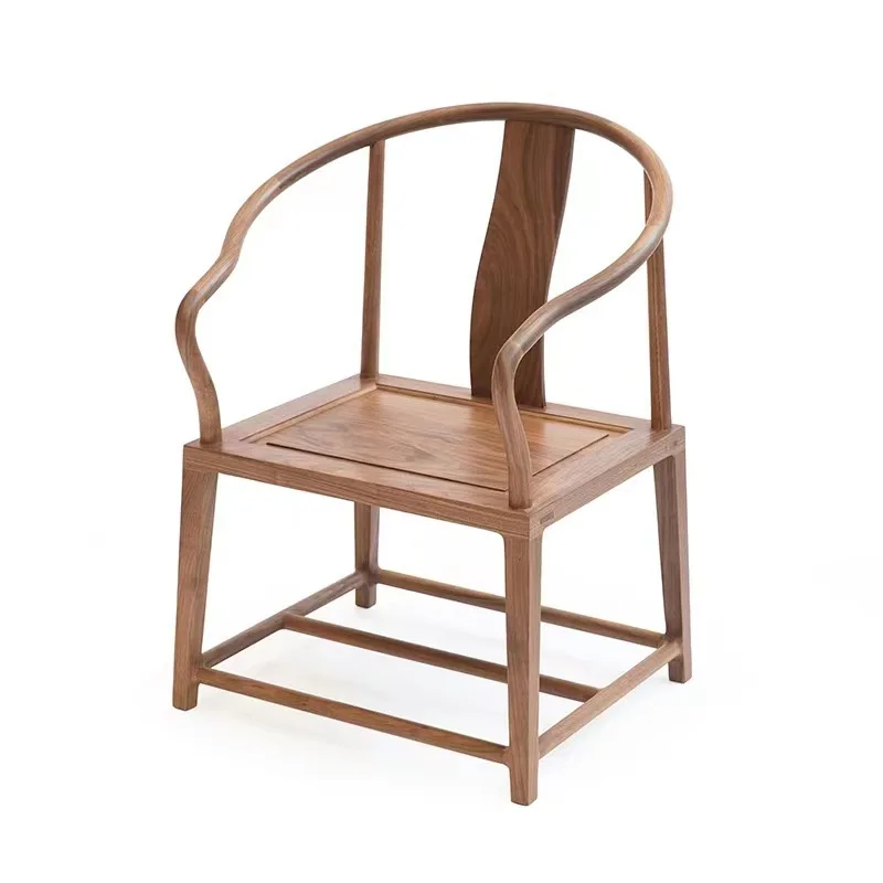 New Chinese black walnut all solid wood chair minimalist old elm modern simple tea table
New Chinese black walnut all solid wood chair minimalist old elm modern simple tea table