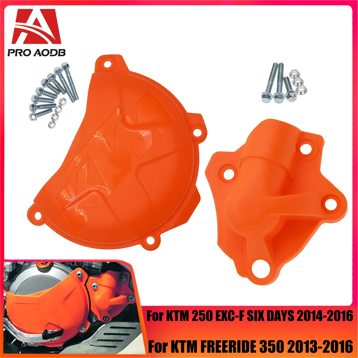 Clutch Cover Water Pump Guard Protector For KTM SXF EXCF XCF XCFW SIX DAYS FREERIDE 250 350 2013 2014 2015 2016 Universal Parts
Clutch Cover Water Pump Guard Protector For KTM SXF EXCF XCF XCFW SIX DAYS FREERIDE 250 350 2013 2014 2015 2016 Universal Parts