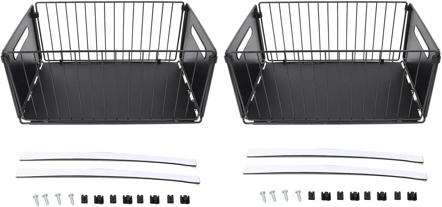 2pcs Pull Out Cabinet Organizer Metal Slide Out Rack Under Sink Organizer Sliding Cabinet For Kitchen Cabinets Pantry Bathroom P
2pcs Pull Out Cabinet Organizer Metal Slide Out Rack Under Sink Organizer Sliding Cabinet For Kitchen Cabinets Pantry Bathroom P