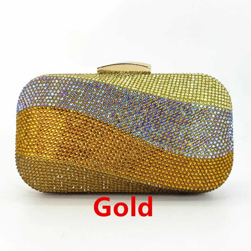 2025 Italy's latest design elegant luxury ladies wedding party dinner gift Crystal gold silver diamond evening clutch bag
2025 Italy's latest design elegant luxury ladies wedding party dinner gift Crystal gold silver diamond evening clutch bag