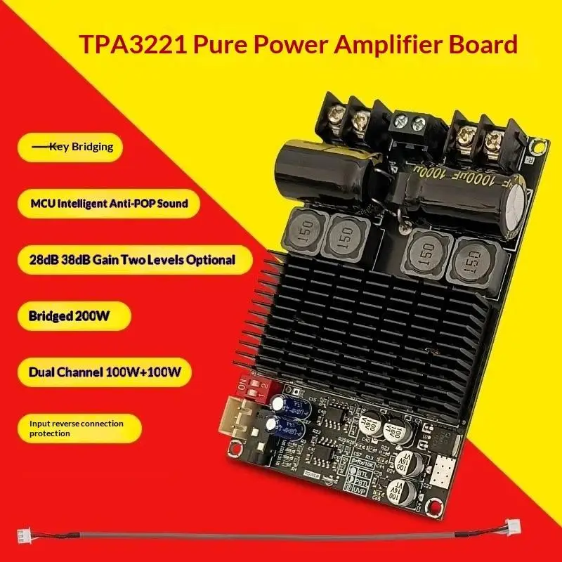 Новый моно-сабвуфер, динамик, чистая задняя ступень ZK-2001 TPA3221 100WX2, двухканальный цифровой усилитель, плата 200 Вт AMP
Новый моно-сабвуфер, динамик, чистая задняя ступень ZK-2001 TPA3221 100WX2, двухканальный цифровой усилитель, плата 200 Вт AMP