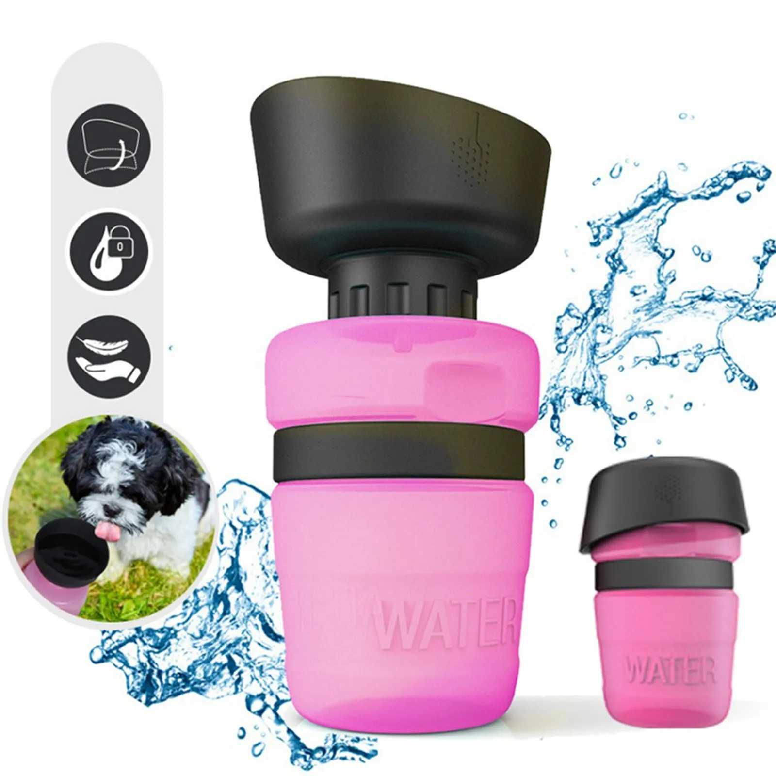 Pet Dog Water Bottle Bowl Portable Large Capacity Pet Outdoor Drinking Bowl Foldable Leak-proof Water Food Cup Pet Feeder Bowl
Pet Dog Water Bottle Bowl Portable Large Capacity Pet Outdoor Drinking Bowl Foldable Leak-proof Water Food Cup Pet Feeder Bowl