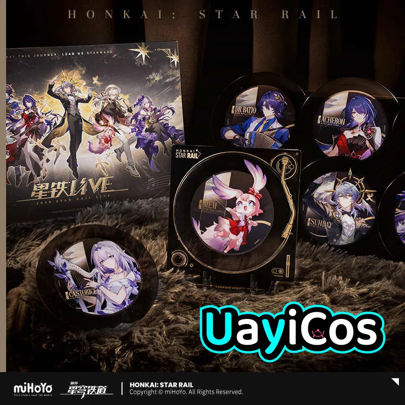 Official Honkai: Star Rail 2025 Star Rail Live Series Gift Set Box Acrylic Record Display Ornaments Anime Game Accessories Toy
Official Honkai: Star Rail 2025 Star Rail Live Series Gift Set Box Acrylic Record Display Ornaments Anime Game Accessories Toy