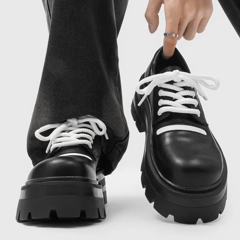 italian brand designer shoes for men casual punk rock natural leather shoes lace-up derby shoe platform sneakers cool footwear
italian brand designer shoes for men casual punk rock natural leather shoes lace-up derby shoe platform sneakers cool footwear