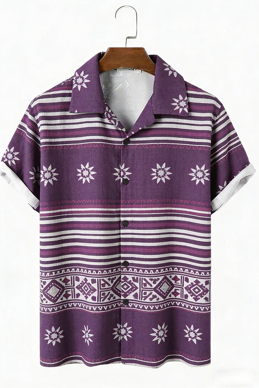 Men's Linen Short Sleeve Lapel Shirt Ethnic Style 3D HD Printed Shirt Hawaiian Outdoor Party Designer Shirt Men's Fast Shipping
Men's Linen Short Sleeve Lapel Shirt Ethnic Style 3D HD Printed Shirt Hawaiian Outdoor Party Designer Shirt Men's Fast Shipping