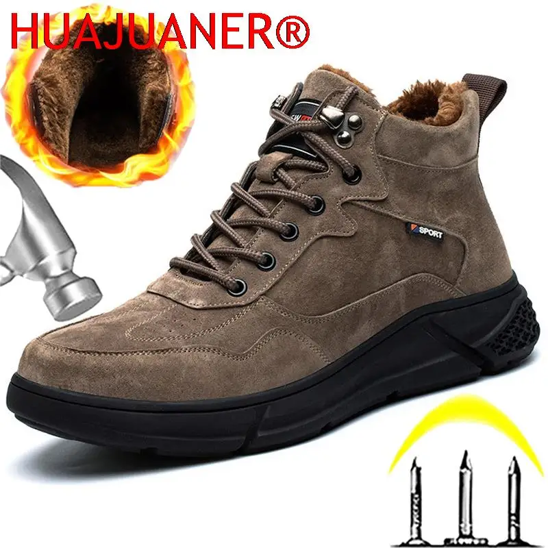 High Quality Winter Boots Men Work Safety Boots Steel Toe Cap Industrial Shoes Anti-smash Anti-puncture Safety Shoes Work Boots
High Quality Winter Boots Men Work Safety Boots Steel Toe Cap Industrial Shoes Anti-smash Anti-puncture Safety Shoes Work Boots