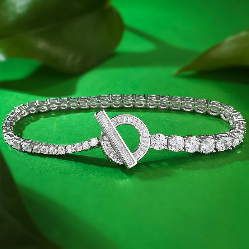 Valuable Lady Moissanite Diamond Bracelet 925 Sterling Silver Engagement Wedding Bangles Bracelets for Women Bridal Jewelry
Valuable Lady Moissanite Diamond Bracelet 925 Sterling Silver Engagement Wedding Bangles Bracelets for Women Bridal Jewelry