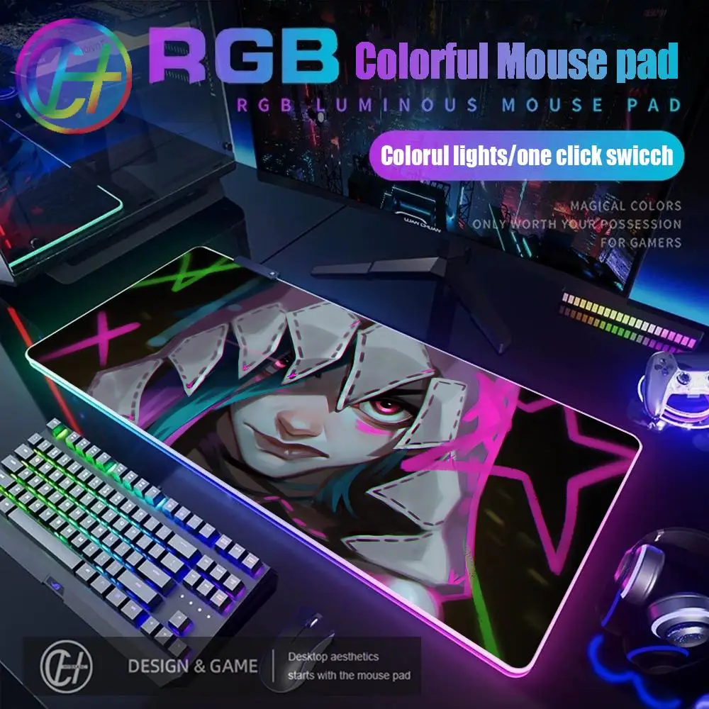 Коврик для мыши League of Legends Jinx Xxl, коврик для ноутбука, игровой коврик Rgb, аниме Arcane, коврик для мыши с подсветкой, геймерская девушка, мультяшные настольные подушечки, настольный коврик
Коврик для мыши League of Legends Jinx Xxl, коврик для ноутбука, игровой коврик Rgb, аниме Arcane, коврик для мыши с подсветкой, геймерская девушка, мультяшные настольные подушечки, настольный коврик