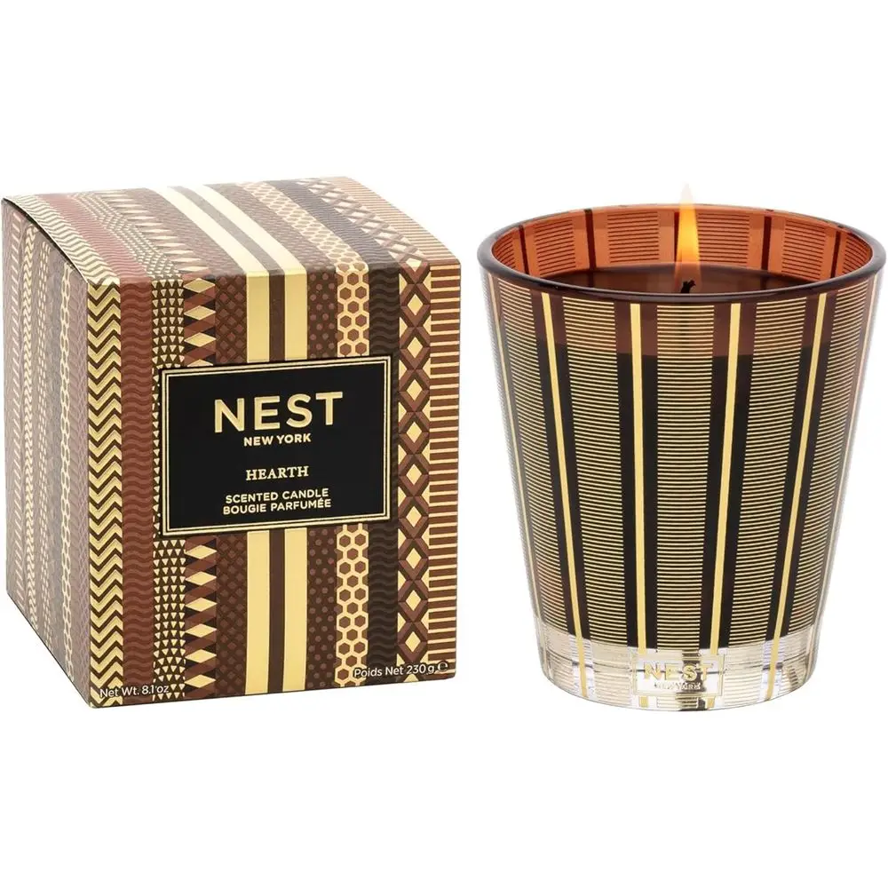Long-Lasting Fragrance Candle, Hearth - 8.1 oz - 60-Hour Burn Time - Reusable Glass Vessel
Long-Lasting Fragrance Candle, Hearth - 8.1 oz - 60-Hour Burn Time - Reusable Glass Vessel
