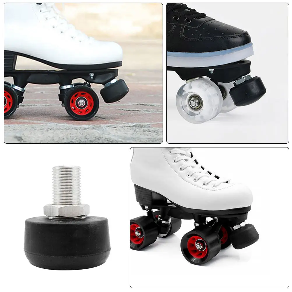 2Pcs Rubber Toe Stopper Plugs for Roller Skates Adjustable Height Brake Stoppers Quad Skating Replacement Parts Wood Asphalt
2Pcs Rubber Toe Stopper Plugs for Roller Skates Adjustable Height Brake Stoppers Quad Skating Replacement Parts Wood Asphalt