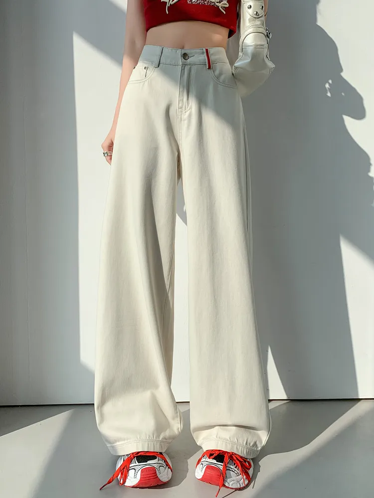 GUUZYUVIZ Apricot High Waist Lyocell Straight Baggy Jeans Women Spring Summer Casual Loose Wide Legs Denim Pants Ladies Trousers
GUUZYUVIZ Apricot High Waist Lyocell Straight Baggy Jeans Women Spring Summer Casual Loose Wide Legs Denim Pants Ladies Trousers