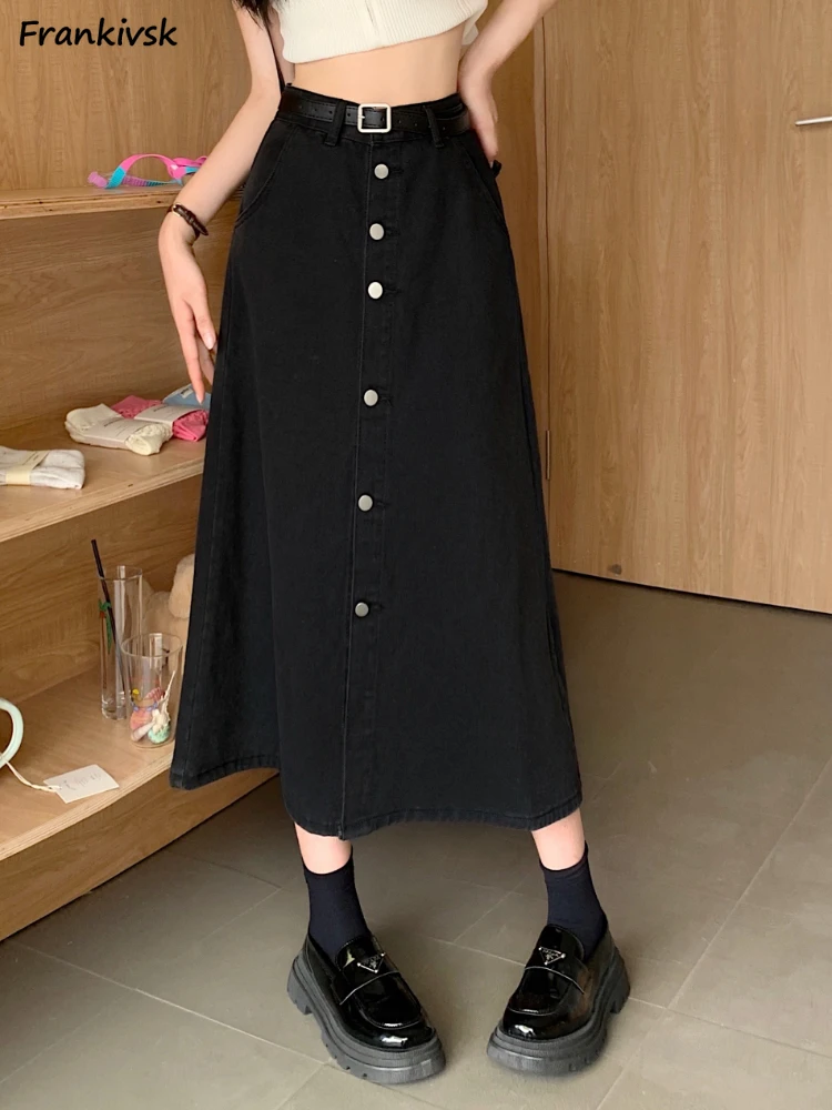 Midi Skirts Women Retro Solid All-match Leisure Y2k Denim Design Streetwear Students Holiday Autumn Stylish Trendy Vitality Chic
Midi Skirts Women Retro Solid All-match Leisure Y2k Denim Design Streetwear Students Holiday Autumn Stylish Trendy Vitality Chic