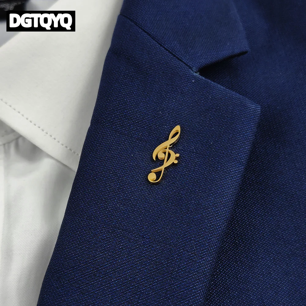 Fashionable Music Symbol Brooch Stainless Steel Lapel Pin, Melody Symbol, Music Lover Accessories, Popular Music Accessories
Fashionable Music Symbol Brooch Stainless Steel Lapel Pin, Melody Symbol, Music Lover Accessories, Popular Music Accessories