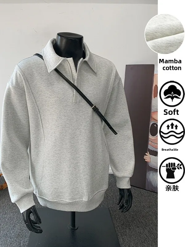 Heavyweight Large Size Hoodie with f Zip Casual Flip Collar Men's Autumn Faion Comfortable Breathable Polyester Cotton B...
Heavyweight Large Size Hoodie with f Zip Casual Flip Collar Men's Autumn Faion Comfortable Breathable Polyester Cotton B...