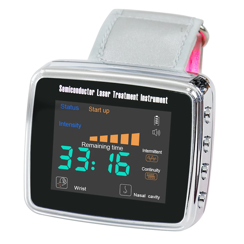 2 in 1 Rhinitis Therapy Wrist Device 650nm Semiconductor Laser Treatment Device for High Blood Pressure Congested Nose Rhinitis
2 in 1 Rhinitis Therapy Wrist Device 650nm Semiconductor Laser Treatment Device for High Blood Pressure Congested Nose Rhinitis