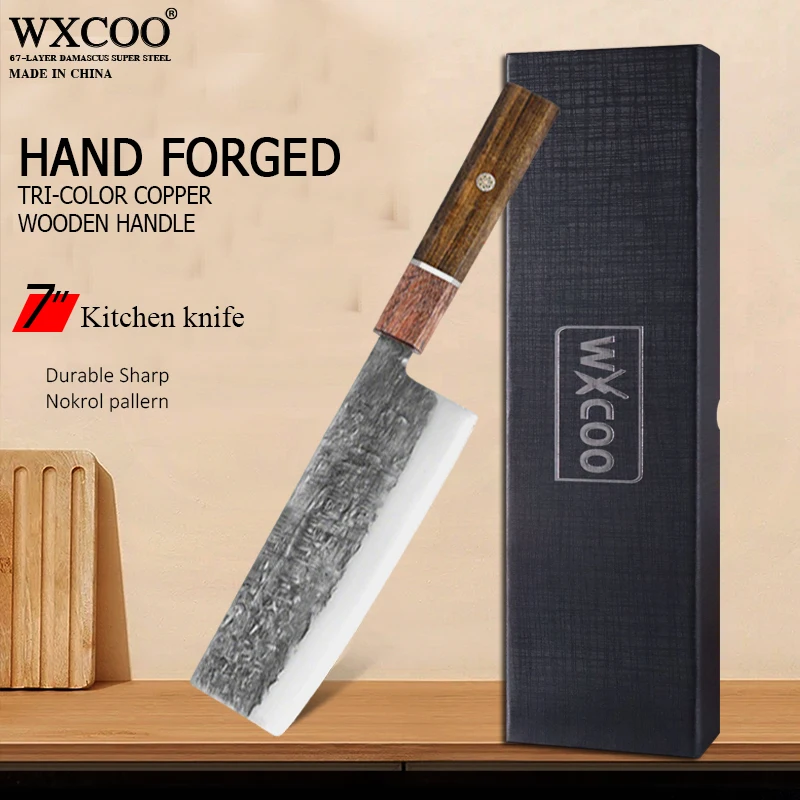 WXCOO Japanese Kiritsuke Kitchen Chef Knife Santoku Slicing Knife Meat Cleaver Stainless Steel Utility Knife Cooking Cutter Tool
WXCOO Japanese Kiritsuke Kitchen Chef Knife Santoku Slicing Knife Meat Cleaver Stainless Steel Utility Knife Cooking Cutter Tool