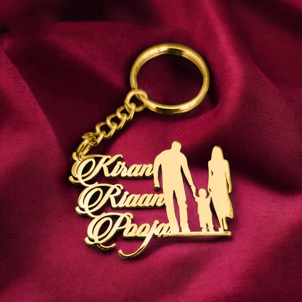1pc Personalized Stainless Steel Family Name Keychain Custom Multi-Name Key Ring for Family Members Cut Gift for Women Men Kid
1pc Personalized Stainless Steel Family Name Keychain Custom Multi-Name Key Ring for Family Members Cut Gift for Women Men Kid